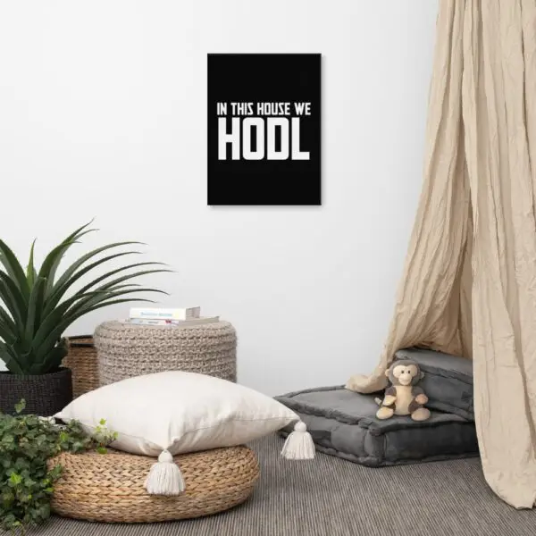 In This House We Hodl Canvas - Image 5