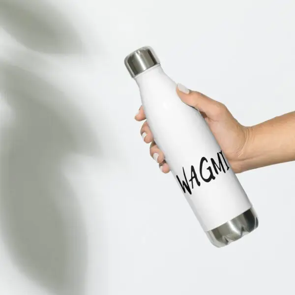 WAGMI Stainless Steel Water Bottle - Image 2