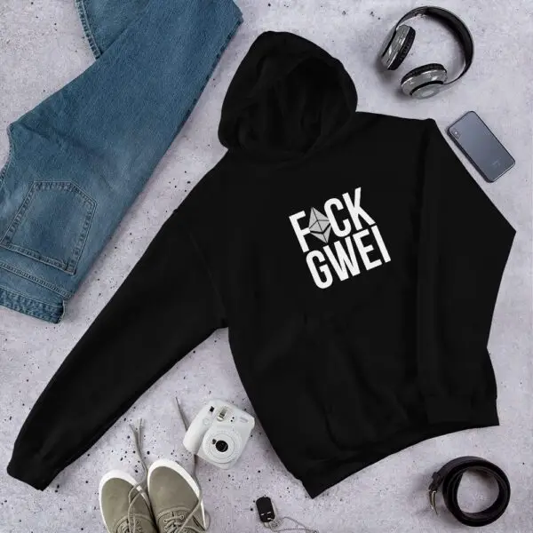 Fuck Gwei Dark Unisex Hoodie - Image 2