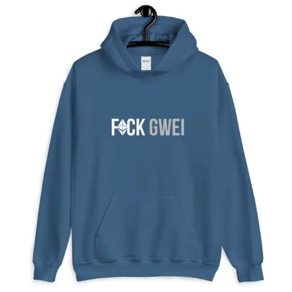 Fuck Gwei Horizontal Dark Unisex Hoodie - Image 6