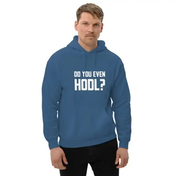 Do you even Hodl? Dark Unisex Hoodie - Image 6