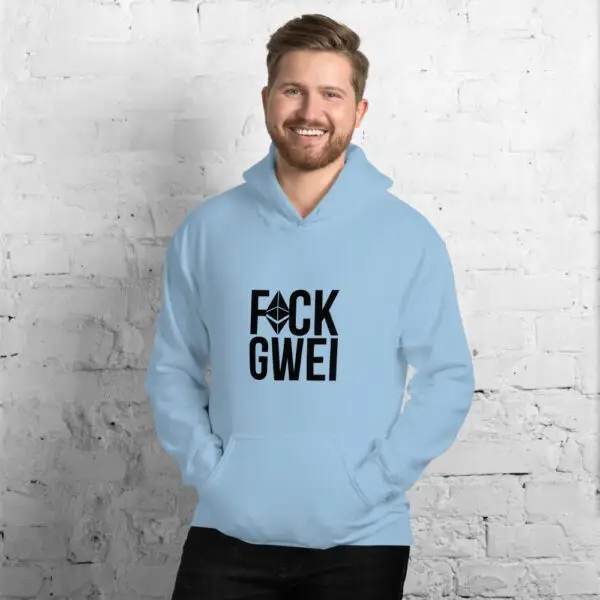 Fuck Gwei Solid Unisex Hoodie - Image 3