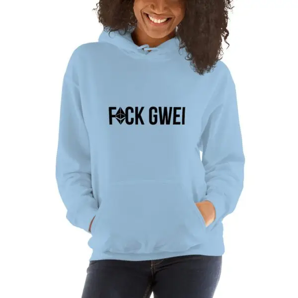 Fuck Gwei Single Line Unisex Hoodie - Image 2