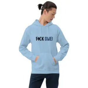 Fuck Gwei Multi-Color Single Line Unisex Hoodie