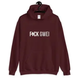 Fuck Gwei Horizontal Dark Unisex Hoodie