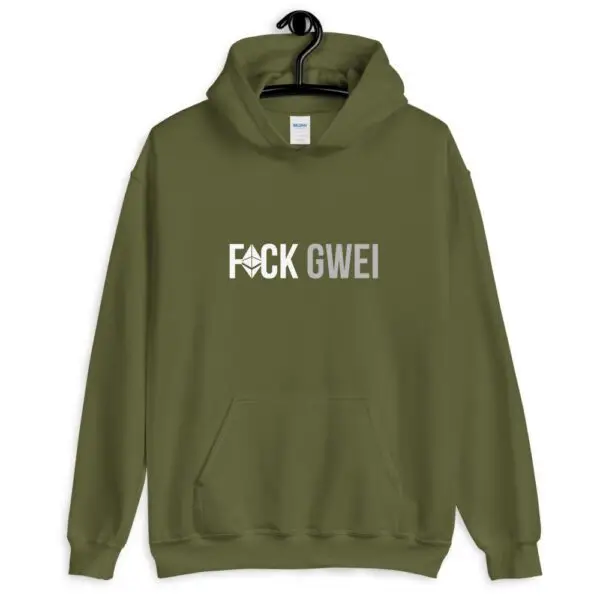 Fuck Gwei Horizontal Dark Unisex Hoodie - Image 7