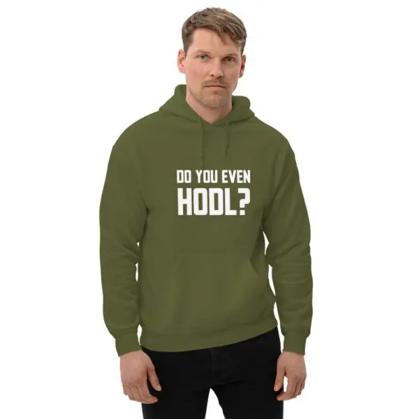 Do you even Hodl? Dark Unisex Hoodie - Image 7