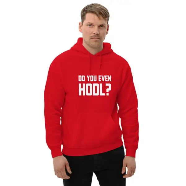 Do you even Hodl? Dark Unisex Hoodie - Image 4