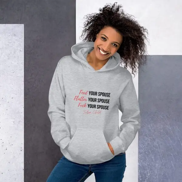 Julia Child Relationship Unisex Hoodie - Image 2