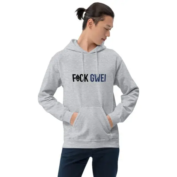 Fuck Gwei Multi-Color Single Line Unisex Hoodie - Image 2
