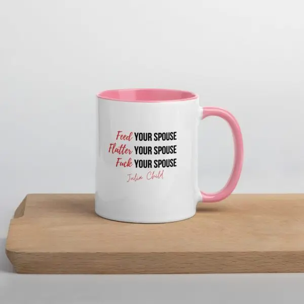Julia Child Relationship Mug with Color Inside - Image 6
