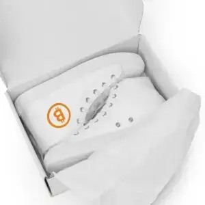 Bitcoin Women’s high top canvas shoes
