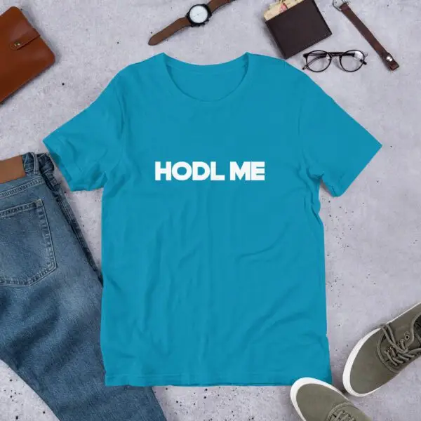 Hodl Me Dark Short-Sleeve Unisex T-Shirt - Image 12