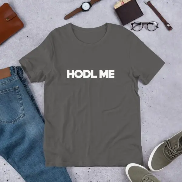 Hodl Me Dark Short-Sleeve Unisex T-Shirt - Image 9
