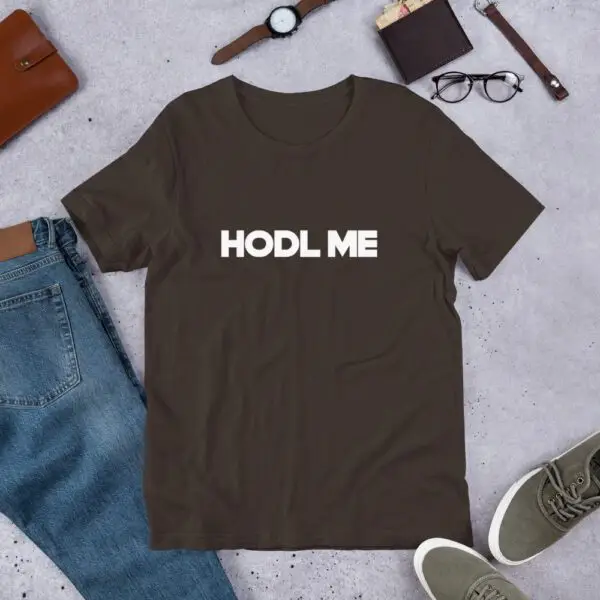 Hodl Me Dark Short-Sleeve Unisex T-Shirt - Image 4