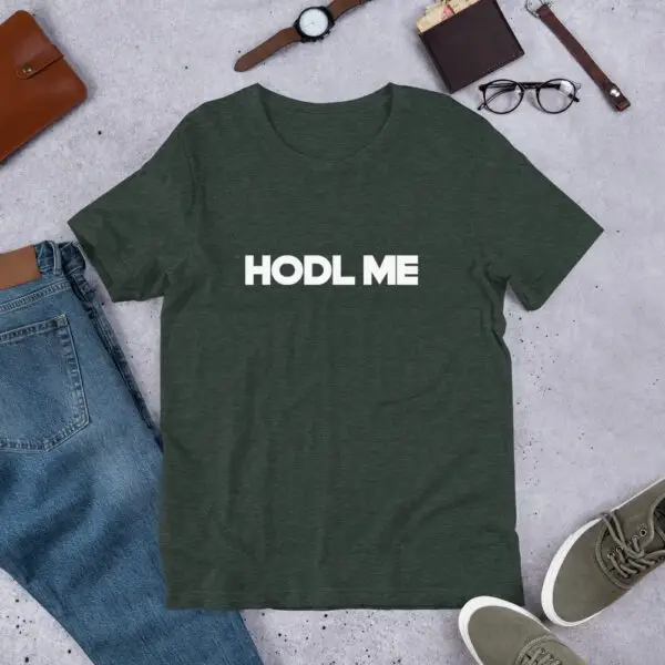 Hodl Me Dark Short-Sleeve Unisex T-Shirt - Image 7