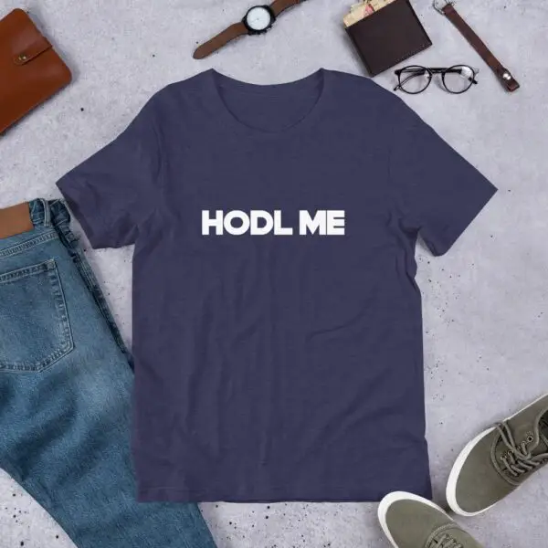 Hodl Me Dark Short-Sleeve Unisex T-Shirt - Image 6