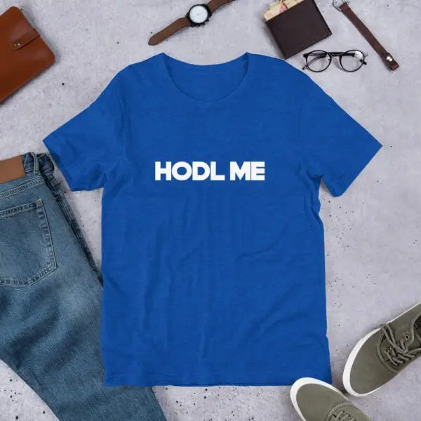 Hodl Me Dark Short-Sleeve Unisex T-Shirt - Image 8