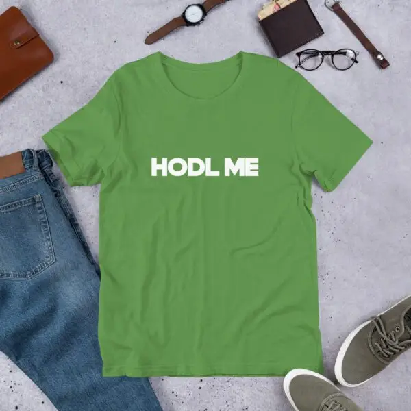 Hodl Me Dark Short-Sleeve Unisex T-Shirt - Image 13
