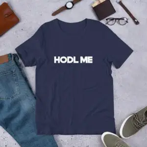 Hodl Me Dark Short-Sleeve Unisex T-Shirt
