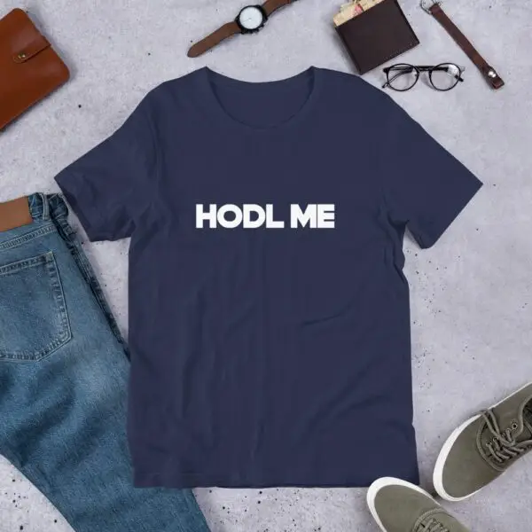 Hodl Me Dark Short-Sleeve Unisex T-Shirt