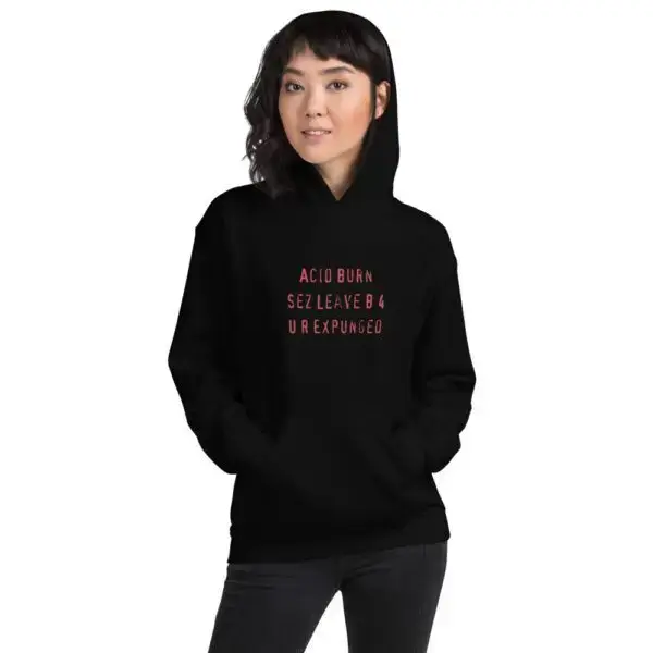 Acid Burn Hackers Unisex Hoodie