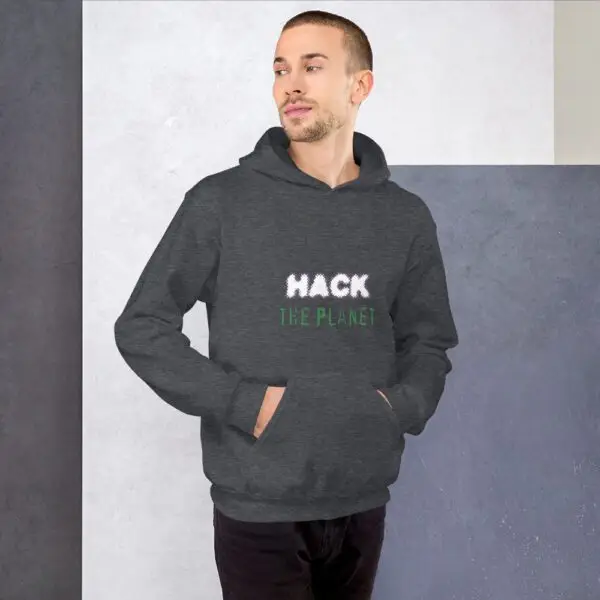 Hack The Planet Unisex Hoodie - Image 3