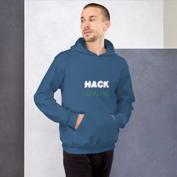 Hack The Planet Unisex Hoodie - Image 4