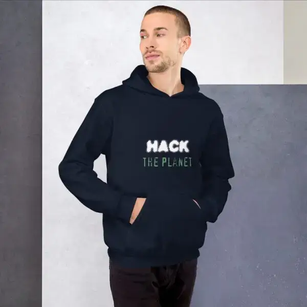 Hack The Planet Unisex Hoodie - Image 2