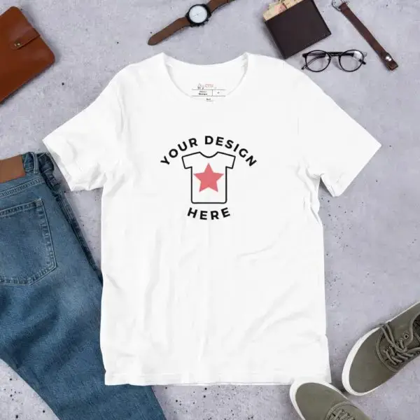 NFT Conference Chest Area Short-Sleeve Unisex T-Shirt - Image 9