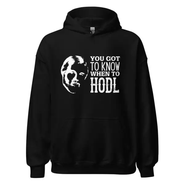 Kenny Rogers When To Hodl Dark Unisex Hoodie