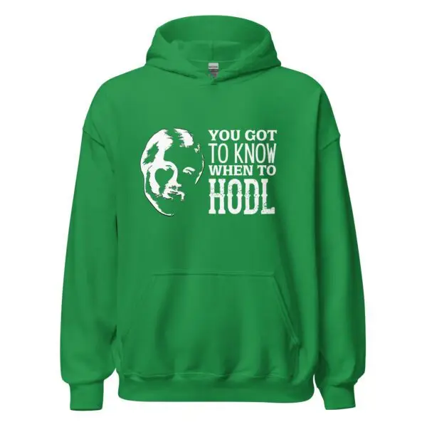 Kenny Rogers When To Hodl Dark Unisex Hoodie - Image 7