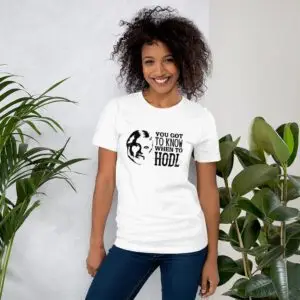 Kennie Rogers When to Hodl Light Unisex t-shirt