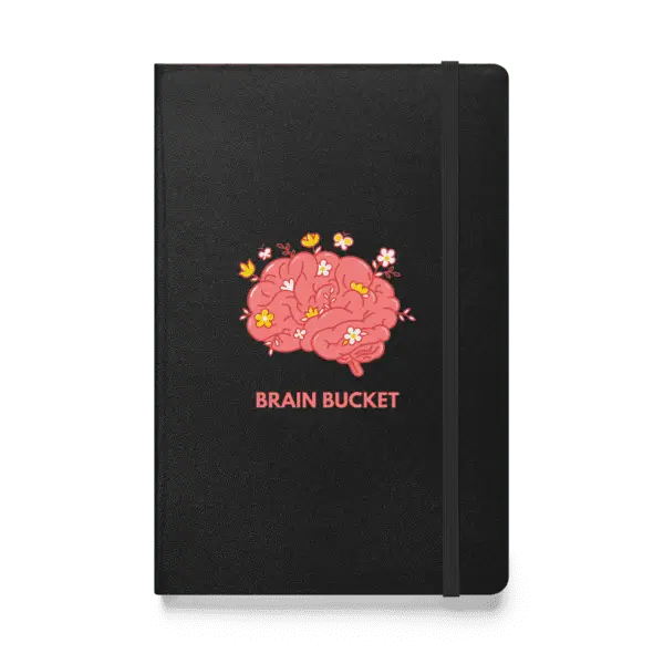 Brain Bucket Idea Hardcover bound notebook - Image 5