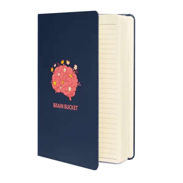 Brain Bucket Idea Hardcover bound notebook - Image 2