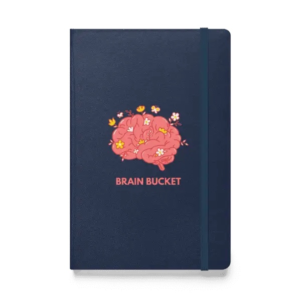 Brain Bucket Idea Hardcover bound notebook - Image 6