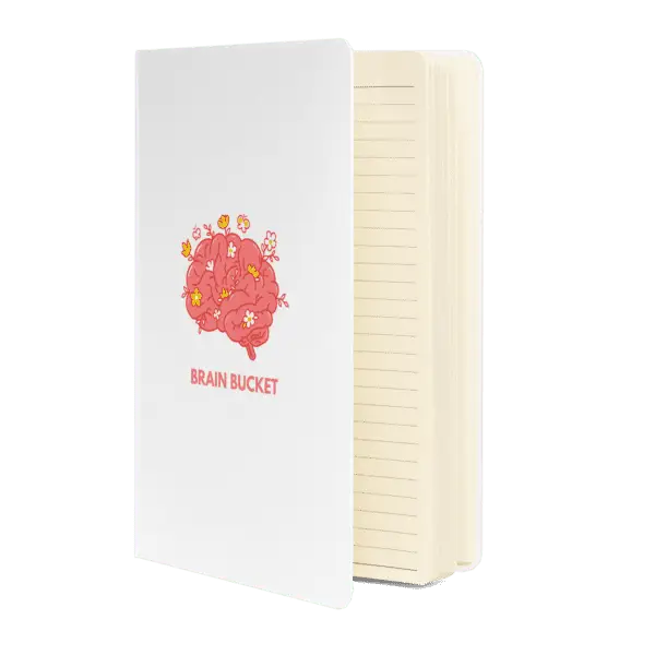 Brain Bucket Idea Hardcover bound notebook - Image 3