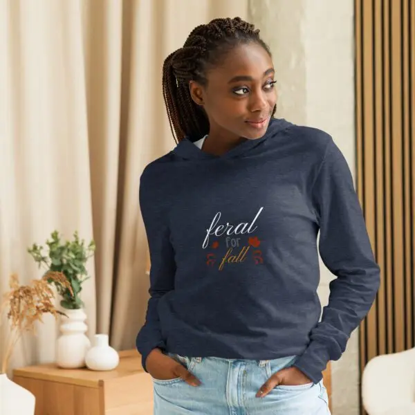 Feral for Fall Hooded long-sleeve tee - Image 2