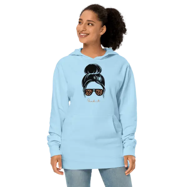 Fuck It Light Unisex midweight hoodie - Image 3