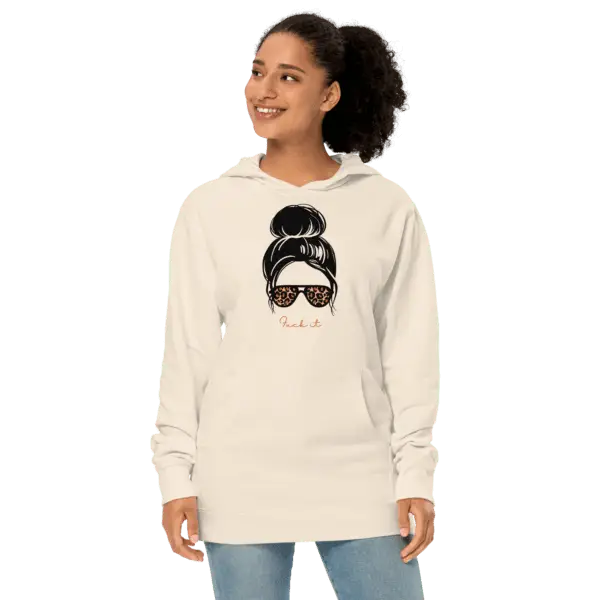 Fuck It Light Unisex midweight hoodie - Image 6