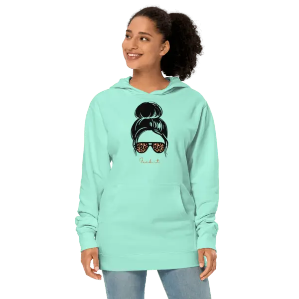 Fuck It Light Unisex midweight hoodie - Image 5