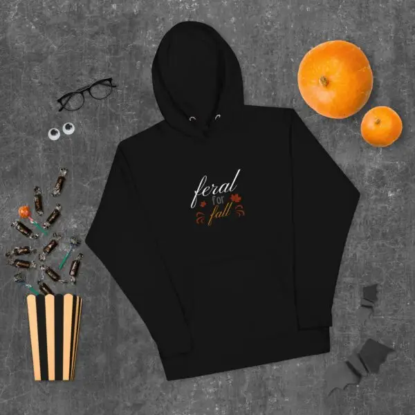 Feral For Fall Dark Unisex Hoodie