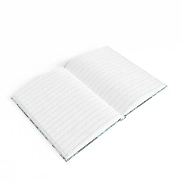 Ephemeral Elegance Skulls and Blue Hydrangeas Journal - Ruled Line Cottagecore Notebook - Image 4
