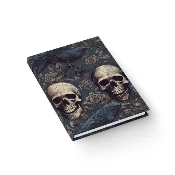 Memento Mori & Raven Reverie Journal - Ruled Line Ravencore Notebook