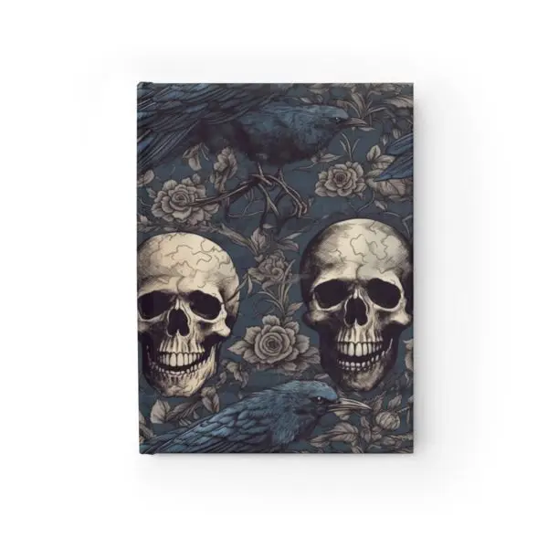 Memento Mori & Raven Reverie Journal - Ruled Line Ravencore Notebook - Image 2