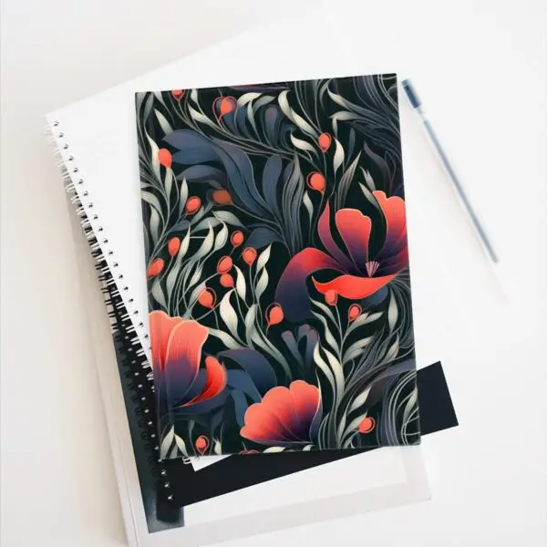 Bliss Floral Journal - Ruled Line