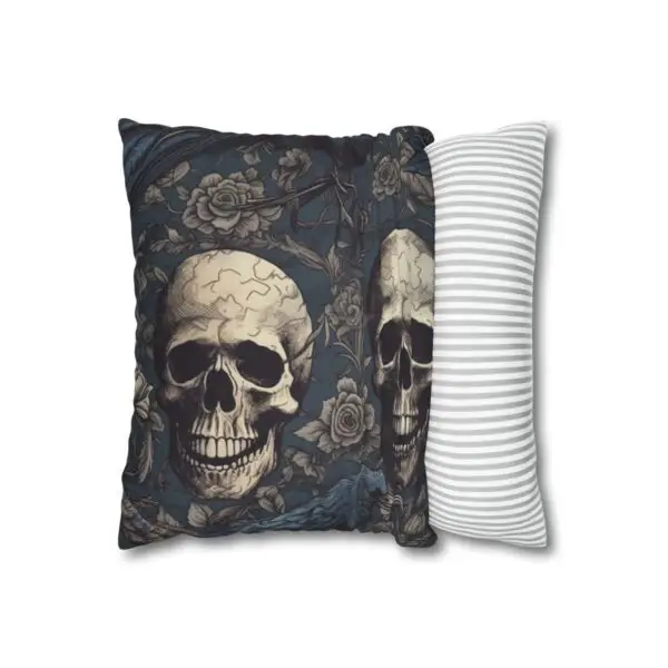 Memento Mori & Raven Reverie Spun Polyester Square Pillow Case - Image 2