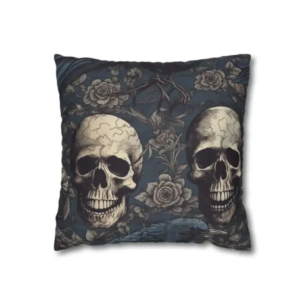 Memento Mori & Raven Reverie Spun Polyester Square Pillow Case