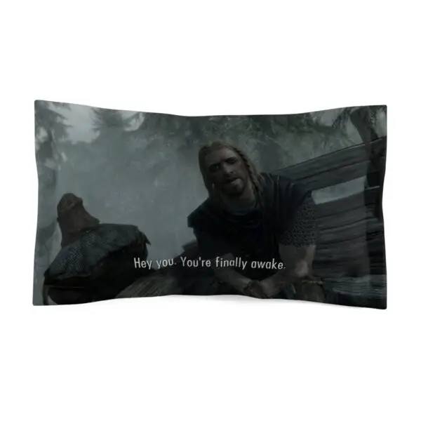 Skyrim Fan Hey You Microfiber Pillow Sham