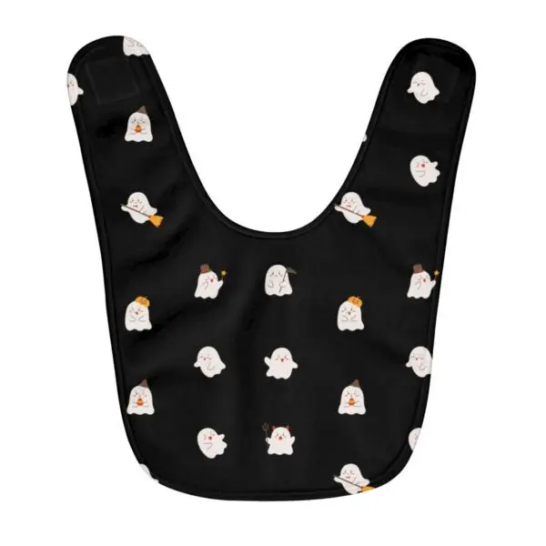 "Boo-tiful Baby" Halloween Ghost Fleece Baby Bib
